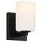 Access Lighting Sienna, 1 Light LED Wall Sconce  Vanity, Matte Black Finish, Opal Glass 62621LEDDLP-MBL/OPL - alternate 1